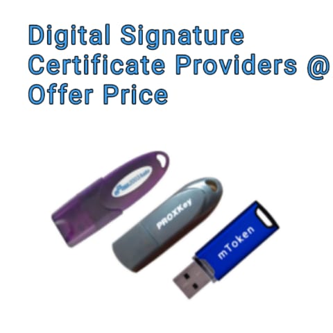 Digital Signature Certificate Providers 