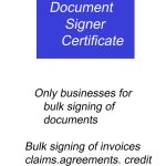Document Signer certificate